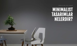 Basitlik Karmaşıklığın Önüne Geçer - Ücretsiz Web Sitesi Şablonu