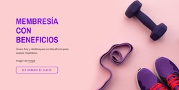 Sitio Web HTML Para Fitness, Yoga, Baile Y Bienestar Ilimitados.