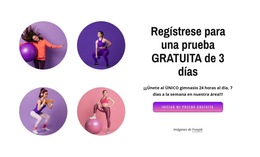 Deportes Donde Y Cuando Quieras - Plantilla De Sitio Web Gratuita