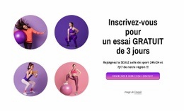 Faites Du Sport Où Et Quand Vous Voulez - Inspiration Pour La Conception De Sites Web