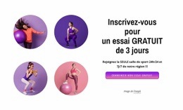 Faites Du Sport Où Et Quand Vous Voulez - Créateur De Site Web