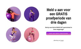 Sporten Waar En Wanneer Jij Wilt - E-Commercewebsite