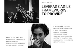 Agile Methodology Web Page Design