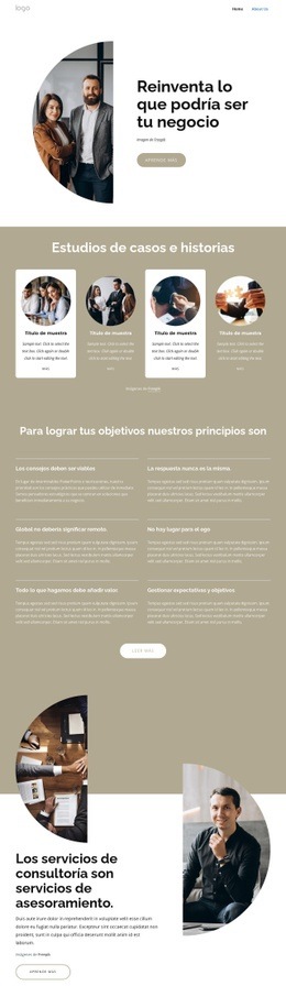 Creador De Sitios Web Premium Para Una Empresa De Consultoría Líder A Nivel Mundial.