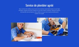 Service De Plomberie Innovant - Conception Simple