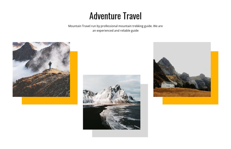 Places to stay in Dolomites HTML Template