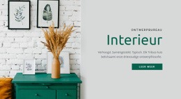 Sitesjabloon Voor Top Interieurontwerpers