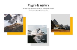 Lugares Para Ficar Nas Dolomitas - Modelo HTML5 Criativo Multiuso