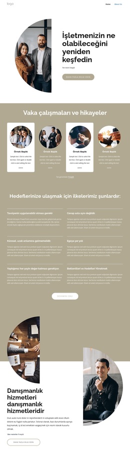 Önde Gelen Küresel Danışmanlık Şirketi - Profesyonel WordPress Teması