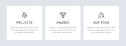 Our Projects And Awards Ecommerce Website