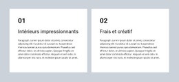 Intérieurs Impressionnants - Glisser-Déposer Un Modèle De Page