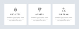 Our Projects And Awards - Best One Page Template