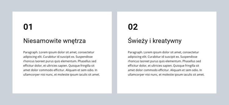 Niesamowite wnętrza Motyw WordPress