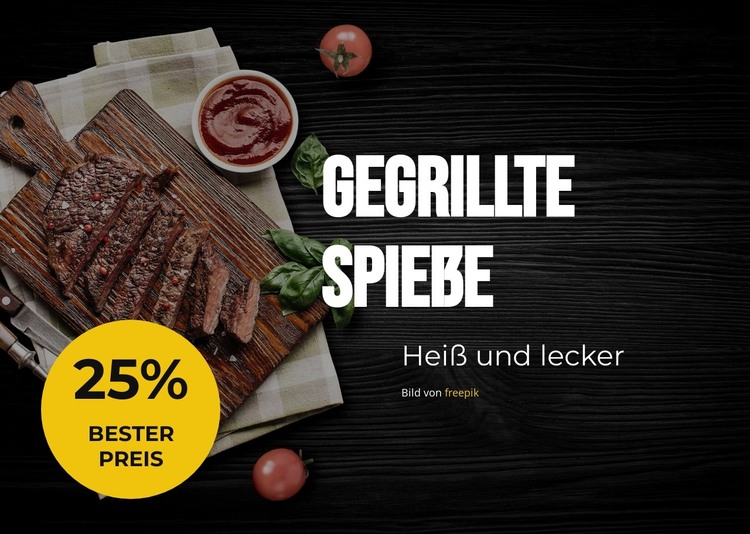 Bestpreis HTML-Vorlage