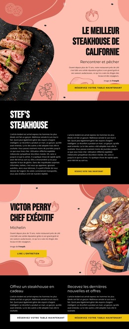 Chef Exclusif - Modèles De Sites Web Personnels