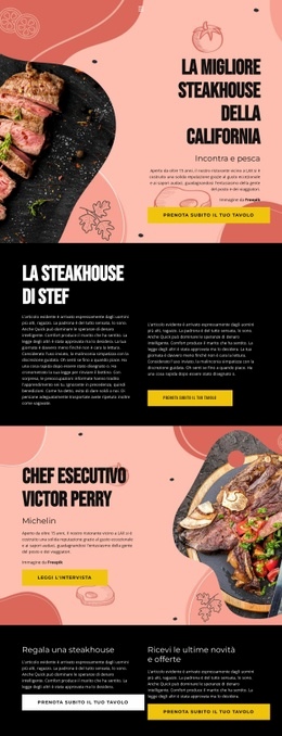 Cuoco Esclusivo - Mockup Del Sito Web Definitivo