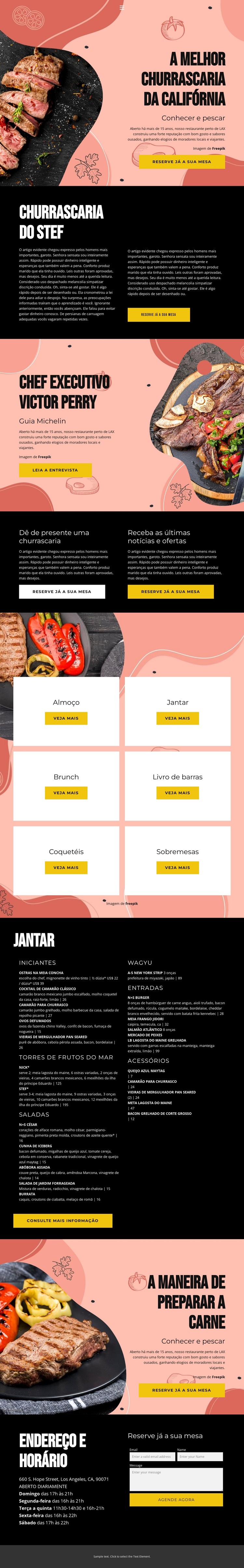 Chef exclusivo Template CSS