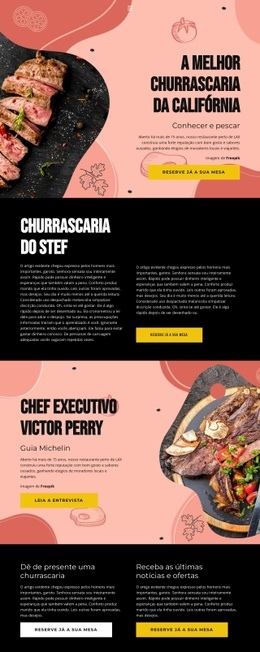 Chef Exclusivo - Modelo HTML5 Responsivo