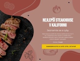 Nejlepší Steak House – Stažení Šablony HTML