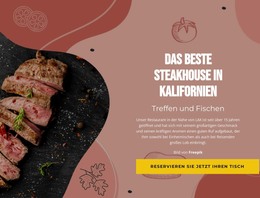 Das Beste Steakhaus – Vorlage Für Webentwicklung