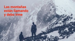 Viaje Y Recorrido Por Las Montañas - HTML Website Builder