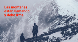 Viaje Y Recorrido Por Las Montañas - Tema Personalizado De WordPress