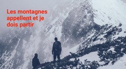 Conception De Site Web Pour Excursion Et Tour En Montagne