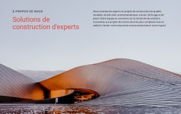 Architecture Moderniste - Maquette De Site Web PSD