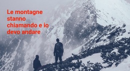 Gita E Tour In Montagna - HTML Website Builder