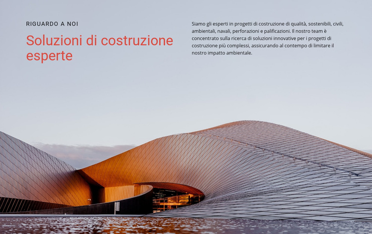 Architettura modernista Tema WordPress