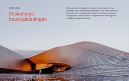 Modernistische Architectuur - HTML5-Responsieve Sjabloon