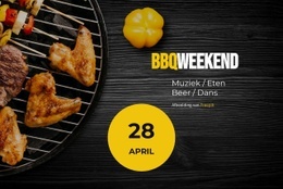 BBQ-Weekend - Maak Een Geweldige Sjabloon