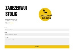 Zarezerwuj Stolik Responsywny Html