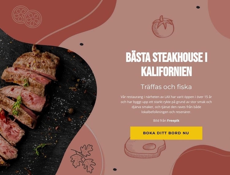 Det bästa steak house WordPress -tema