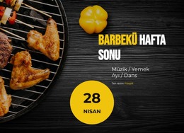 Barbekü Hafta Sonu - HTML Şablonu Indirme