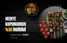 Hediye Çeki - Özel HTML5 Şablonu