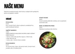 Oběd – Kreativní Víceúčelová Šablona