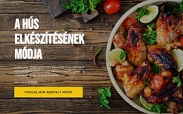 Húskészítési Módszerek - HTML Webhely Elrendezés