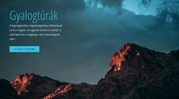 Vezetett Gyalogtúrák – A Legjobb HTML-Sablon