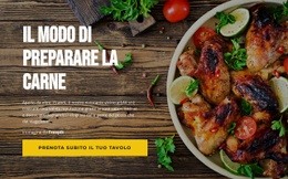 Metodi Di Preparazione Della Carne - Modello Gratuito