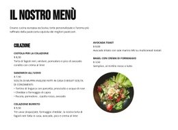 Modello HTML5 Pranzo Per Qualsiasi Dispositivo