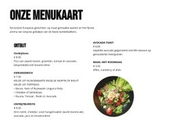 Lunch - Mockup Voor Webontwerp