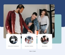 Agencja Kreatywna Oferująca Pełen Zakres Usług - Makieta Internetowa