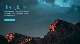 Awesome WordPress Theme Builder For Guided Hiking Trips