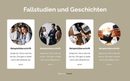 Fallstudien Einfache HTML-CSS-Vorlage