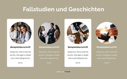 Fallstudien - Persönliche Website-Vorlagen