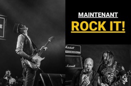 Musique Rock Conception De Site Web
