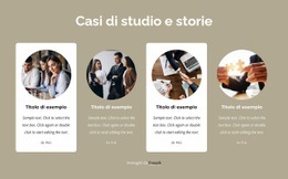 Modello HTML5 Premium Per Casi Studio