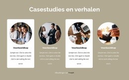 Homepaginasecties Voor Casestudies