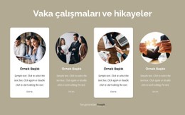 Durum Çalışmaları Basit HTML CSS Şablonu